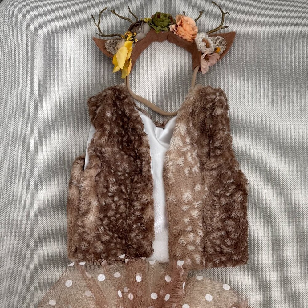 Woodland Family Costume Set – Fairy, Robin Hood & Baby Deer
